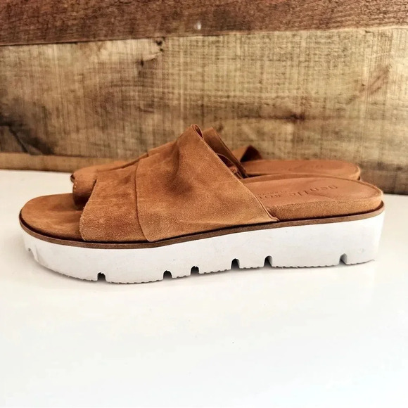 NWOT Gentle Souls By Kenneth Cole Lavern Slip On Platform Sandals - Picture 3 of 7